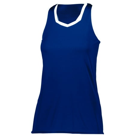 Augusta S Ladies Crosse Jersey Navy/White 1678