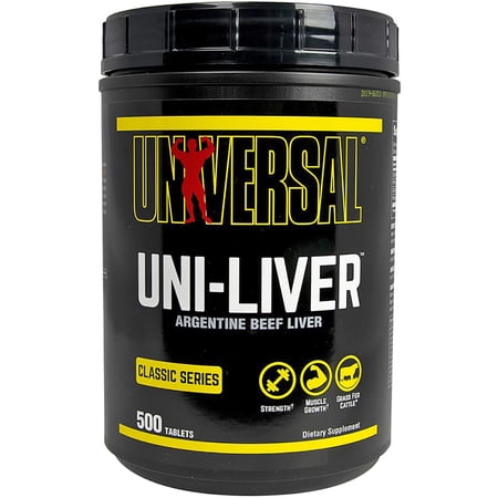 Universal Nutrition Uni-Liver Tablets Dietary Supplement - 500 Tablets