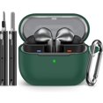 thumbnail image 1 of wonima11 Ljusmicker for Samsung Galaxy Buds 3/3 Pro Case Cover with Cleaner Kit,Soft Silicone Protective Case for Galaxy Buds 3 pro case 2024,Galaxy Buds 3 Accessories with Keychain-Green, 1 of 1