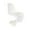Blanc, variante sur Chaise Sara (finition mate) en noir