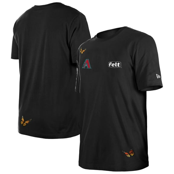 Men's-New Era x Felt  Black Arizona Diamondbacks T-Shirt