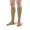 Khaki, variant on Ames Walker AW Style 132 Cotton 15-20 mmHg Moderate Compression Knee High Socks White Medium