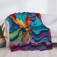 thumbnail image 3 of Uemuo Colorful Textured Chihuahua Printed Throw Blanket for Couch, Fluffy Fuzzy Blankets for Bed, Sofa, Cozy Flannel Faux Fur Blanket-40"x30", 3 of 6