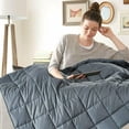 thumbnail image 3 of Heavy Weighted Blanket Queen Size 15lb Deep Sleep Reduce Anxiety, 3 of 5