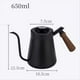 thumbnail image 2 of Hervidor de Agua con de Madera Hervidor de Agua con Boca Estrecha Hervidor de Café con Hervidor de Agua con de Madera D, 2 of 5