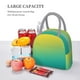 thumbnail image 5 of Balery Teal To Yellow Gradient Bolsa de Almuerzo para Mujeres, Caja de Almuerzo, Bolsa de Almuerzo Pequeña Impermeable, Tote de Almuerzo Reutilizable con Gran Capacidad, 5 of 6