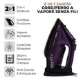 thumbnail image 2 of Plancha de Vapor Inalámbrica Tower CeraGlide morada con Suela de Cerámica y Vapor Variable, 2 of 17
