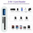 thumbnail image 3 of USB C 3 in 1 Hub Converter Type-C Adapter SD Card Reader For MacBook Pro Laptop, 3 of 14