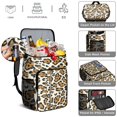 thumbnail image 5 of Travel Cooler Bag - Beige and Black Of Leopard Print Camping Beer Cooler Backpack with Bottle Opener- Waterproof Insulated Picnic Backpacks - Cooler Bag for Beach, 5 of 6
