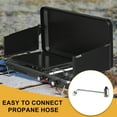 thumbnail image 6 of Tabletop 2-in-1 Camping Griddle/Stove Propane Stove Camping Portable Griddle Burner w/ Windpanel, 6 of 8