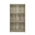 thumbnail image 4 of Furinno Basic 3-Tier Bookcase Storage Shelves, Sonoma Oak, 4 of 5