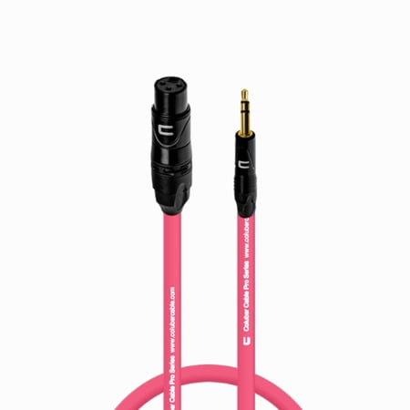 Coluber Cable Balanced XLR Female to 3.5 TRS Male - Audio Microphone Cable