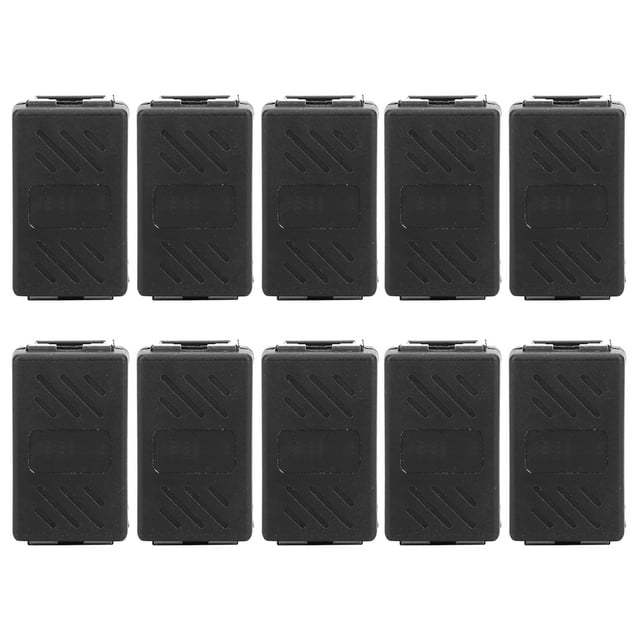 10 conectores de cable de red RJ45 de doble vía para ordenador de banda ancha 8P8C.