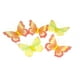 6' jaune et orange Glitter Mesh Papillon Garland - 15" papillons – image 1 sur 1