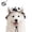 Black, variant on Outdoor Sun Hat for Pets, Cute Adjustable Dog Sun Hat with Ear Holes for Small Big Cats Dogs, Breathable Pet Bonnet for Beach Summer Walks