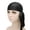 Black, variant on Silky Satin Durag, Stretch Head Wrap for Men & Women, Long Tail Doo Rag for Waves Braids Locs, 21 Colors, One Size