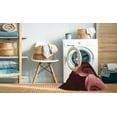 thumbnail image 2 of Ahgly Company Machine Washable Indoor Round Transitional Fire Brick Red Area Rugs, 5' Round, 2 of 7