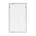 thumbnail image 2 of 40"X 24" Square Built-In Light Strip Touch LED Bathroom Mirror Silver, 2 of 11