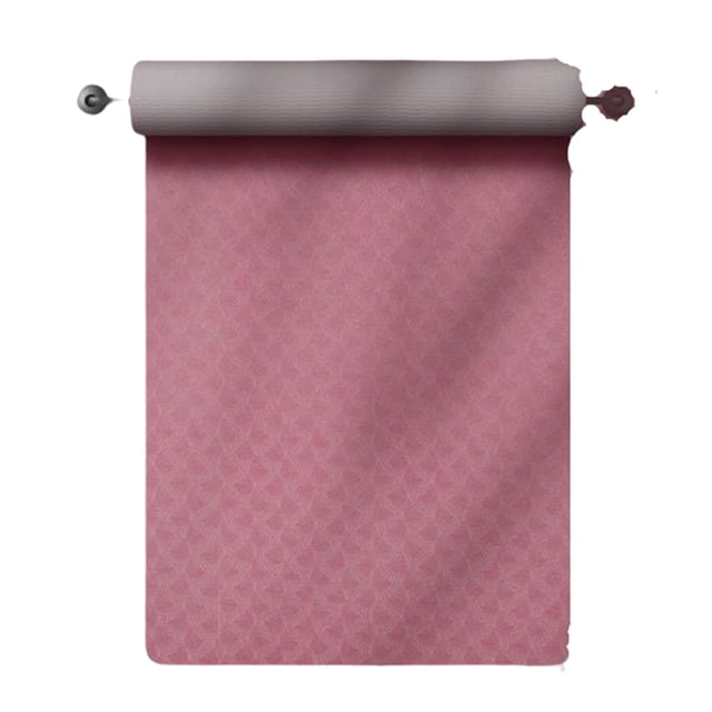 Naiovety Esterilla de Yoga para ejercicio, Fitness, Pilates, antideslizante, esteras de baile, cuerda de culturismo, cubierta para saltar con correas de Uniforme atlético Rosado Naiovety OD027634-01