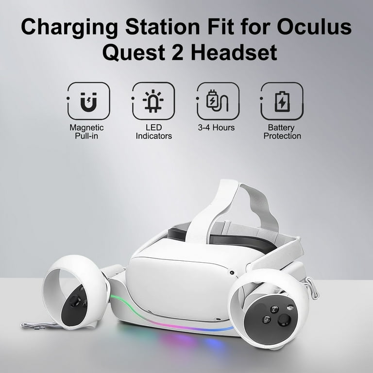 Vr headset 2024 charging station