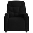thumbnail image 5 of vidaXL Fauteuil Inclinable de Massage en Tissu Noir, 5 of 5