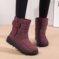 thumbnail image 3 of Zapatos de algodón de gran tamaño para mujer, botas de nieve cálidas de invierno para mujer, botas impermeables de tiro alto para mujer, 3 of 6