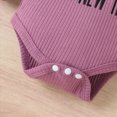 thumbnail image 5 of Farysays Baby Girl Clothes Outfits Cute Letter i'm new here Romper Floral Pants 3Pcs 0 3 6 9 12 18 Months Going Home Outfit, 5 of 7