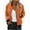 Orange, variant on Fancifize Womens Bomber Jacket Lightweight Windproof Waterproof Jackets Zip Up Long Sleeve Casual Coat Athletic Outwear with Pockets