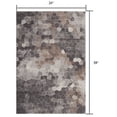 thumbnail image 2 of 2â€™ x 3â€™ Beige Cobblestone Pattern Scatter Rug, 2 of 9