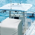 thumbnail image 4 of Waterproof Boat Swing Back Seat Cover Large, 250D Oxford Fabric Pontoon Boat Seat Covers Furniture Chair 20" D x 36" W x 36" H Gray, 4 of 7
