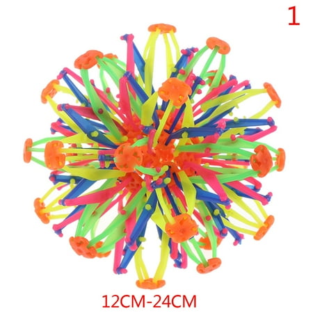 (1(12-24cm)) Baby throwing ball stretching shrinking ball sphere toy expanding ball toy