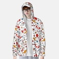 thumbnail image 6 of Rocae Canada Day Print Breathable Sun Protection Hoodie Quick-Dry Lightweight Long Sleeve Hoodie Unisex Running Sports Shirt Medium, 6 of 9