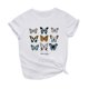 thumbnail image 2 of ICHUANYI Clearance Women's Fashion Casual Loose Print Round Neck T-Shirt(White, XXL) ICHUANYI WER2023080703255, 2 of 3