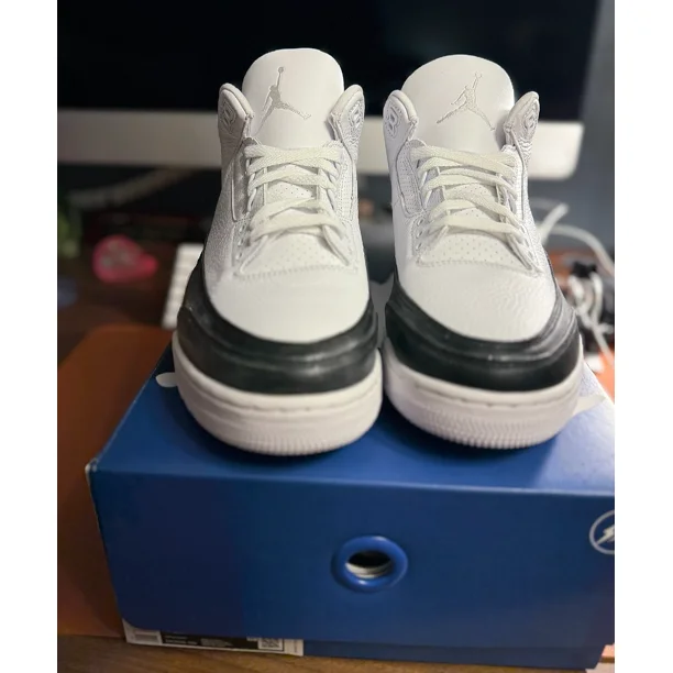 Size 12 - A i r-Jor-dan 3 Retro SP Fragment DA3595-100 White/Black N I-K-E Jo r-dan AJ