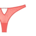 thumbnail image 3 of Tanga Vicky Form para Mujer, con Transparencias y Detalle de Brillos en Cintura Coral Talla M, 3 of 4