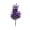 B-Purple, variant on Red Artificial Pine Shrub Ground Stake – Plastic Christmas Tree Pick for Garden Yard Cemetery Decor with Spike, Fall Winter Outdoor Setup