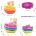 thumbnail image 3 of Juguetes de baño para bebés, bote apilable, juguetes coloridos de Educación Temprana, regalo de inteligencia, taza apilada en forma de barco, torre plegable, juguetes para bebés, 3 of 5