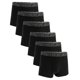 thumbnail image 1 of UNDER ARMOUR Calzoncillos bóxer para hombre, pack de 6 - Performance Cotton Trunks - Solid 3 in, Stretch, Mezcla de algodón Negro M (Medium), 1 of 3