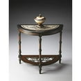 thumbnail image 2 of Butler Specialty Metalworks Table Console Demi-Lune en Pierre Fossile, 2 of 3