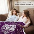 thumbnail image 2 of Birthday Gifts for Sister,Sister Birthday Gifts Sherpa Wearable Blanket Hoodie,Gifts for Sisters from Sisters Adult,Sister Gifts from Sisters/Brother,Sister Purple Double Hooded Blanket,70.8" X 47.3", 2 of 6