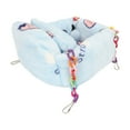 thumbnail image 4 of Hamster Hanging Cave Bed, Stable Hamster Hanging Warm Bed Comfortable Strawberry Pattern Plush Color Chain With Small Pillow For Sleeping For Hedgehog S,M,L, 4 of 8