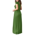 thumbnail image 3 of Dress for Womens Summer 4th of July Dresses Casual Solid Color Maxi Dresses Plus Size Sun Dresses Wedding Guest Dresses with Pockets Shermie, 3 of 6