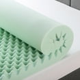 thumbnail image 5 of Crown Comfort 4 Inch Egg Crate Memory Foam Mattress Topper with Calming Aloe, 5 of 5