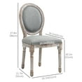 thumbnail image 3 of HOMCOM Dining Chairs, French Chic, Kids, Wood (Set of 2), 3 of 10