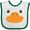 White and Green, variant on Inktastic Cute Baby Duck Face Boys or Girls Baby Bib