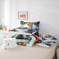 thumbnail image 6 of Manfei Kawaii Monogrammed J Bedding Comforter Set 7 Pieces for Kids, Winter Snowflake Full Bedding Set, Merry Christmas Reversible Fitted Sheet Flat Sheet, Breathable Home Decor, 6 of 8
