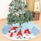 thumbnail image 1 of 1 pieza 120 cm Gnome Rudolph sin rostro anciano impreso árbol falda decoraciones de Navidad Festival árbol de Navidad delantal, 1 of 5