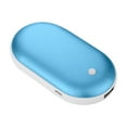 thumbnail image 6 of Electric Hand Warmers Rechargeable - 2-in-1 Hand Warmer & Power Bank (5000mAh),3 Heat Settings,Winter Portable USB Charging Warmer with LED Indicators for Battery Level & Temperature Control, 6 of 8