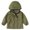 Army Green, variant on Ticikt Boys Windbreaker Jacket for Kids Lightweight Hooded Zipper Coat Outdoor Casual School Jacket for Boys 2-13Y,Color:Black