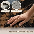 thumbnail image 6 of ODIKA 8'x10' Washable Area Rug Throw Tan Scatter Crisp Contemporary Grey Beige Bathroom Foyer for King Size Bedroom Under Bed, Master Suite, Non-Shedding, Easy Care, 6 of 7